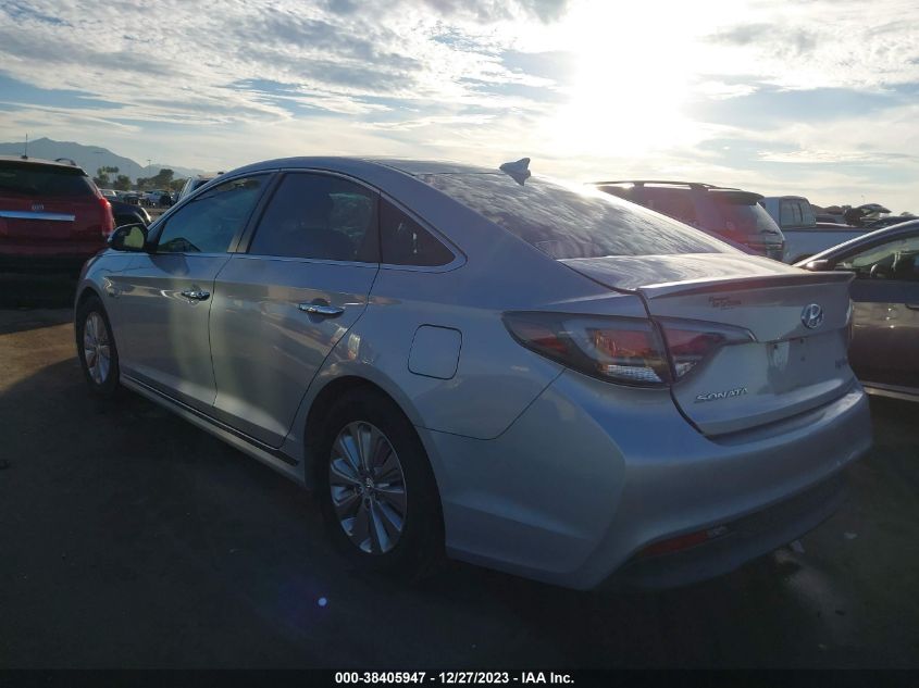 VIN KMHE24L35HA063674 2017 HYUNDAI SONATA HYBRID SE
