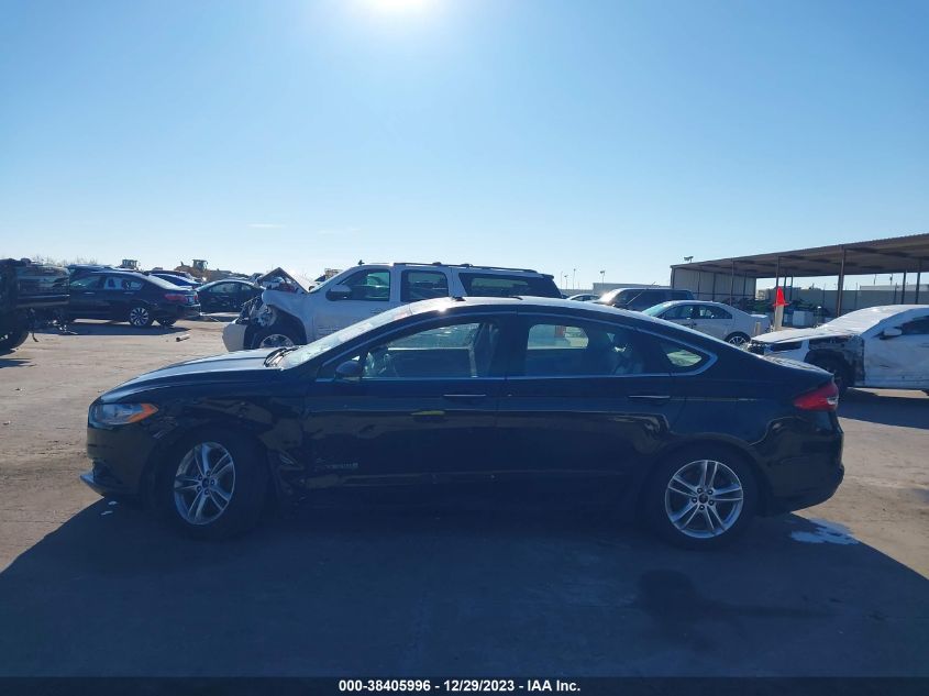 2018 FORD FUSION HYBRID SE - 3FA6P0LU2JR152325