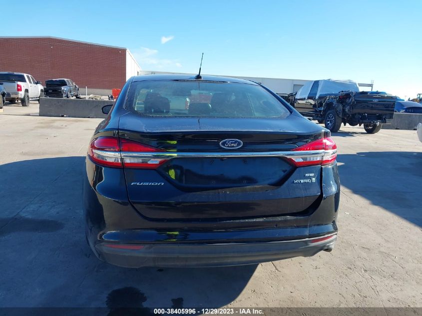 2018 FORD FUSION HYBRID SE - 3FA6P0LU2JR152325