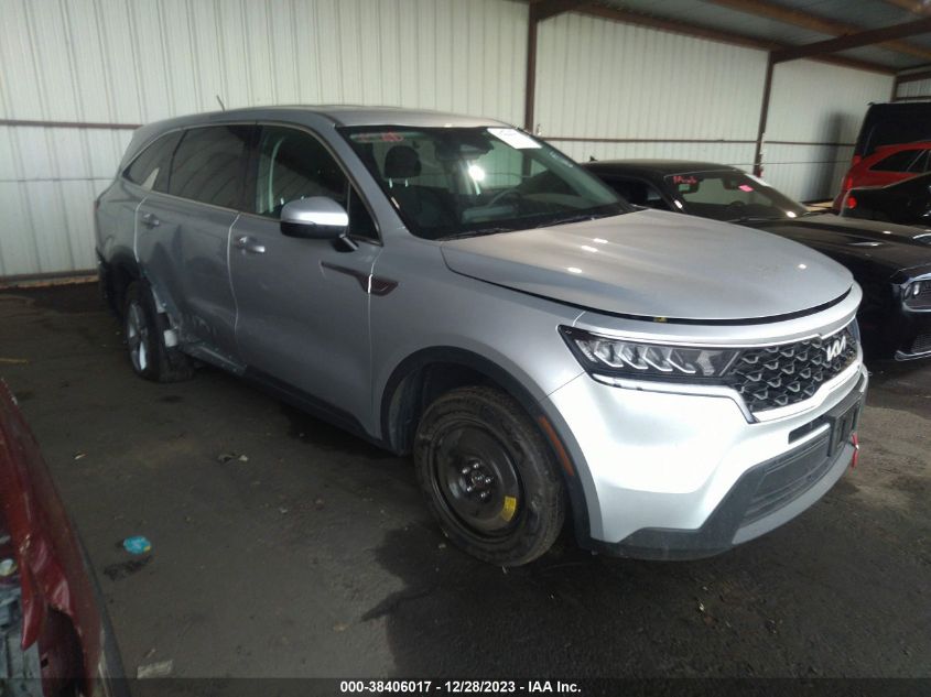 2022 KIA SORENTO LX - 5XYRGDLC3NG091105