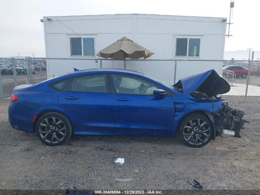 2016 CHRYSLER 200 S - 1C3CCCBB9GN162344