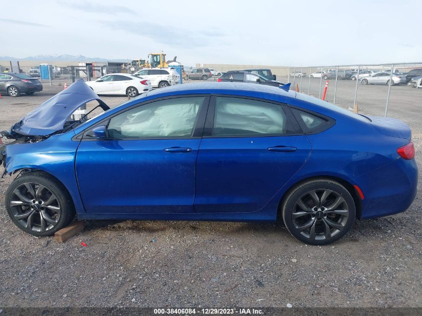 2016 CHRYSLER 200 S - 1C3CCCBB9GN162344