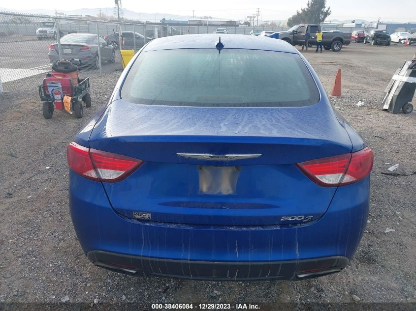 2016 CHRYSLER 200 S - 1C3CCCBB9GN162344