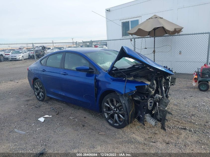 2016 CHRYSLER 200 S - 1C3CCCBB9GN162344