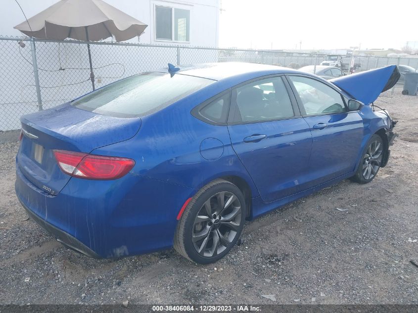 2016 CHRYSLER 200 S - 1C3CCCBB9GN162344