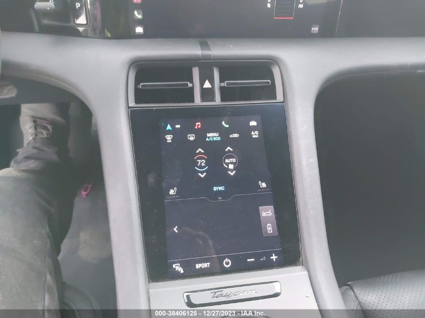 2022 PORSCHE TAYCAN WP0AA2Y10NSA14196