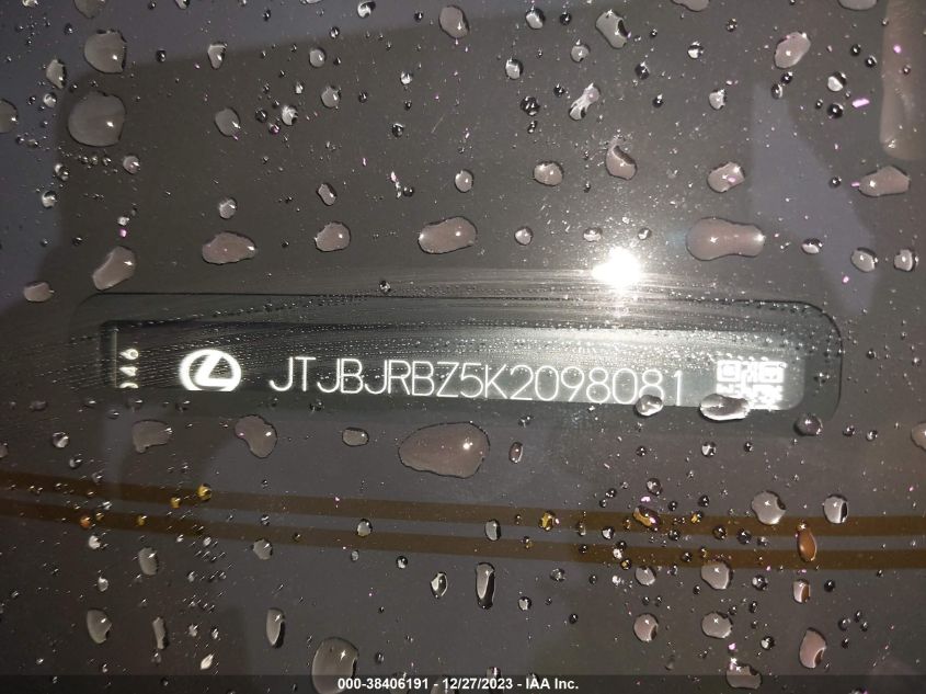 2019 LEXUS NX 300H JTJBJRBZ5K2098081
