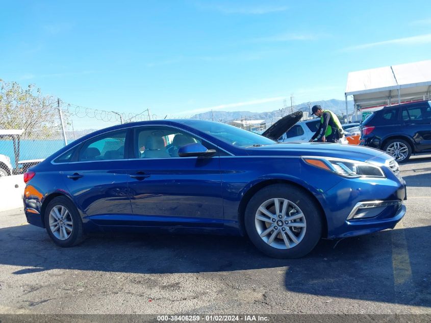 2015 HYUNDAI SONATA SE - 5NPE24AFXFH220719