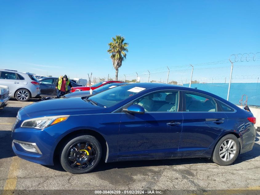 2015 HYUNDAI SONATA SE - 5NPE24AFXFH220719