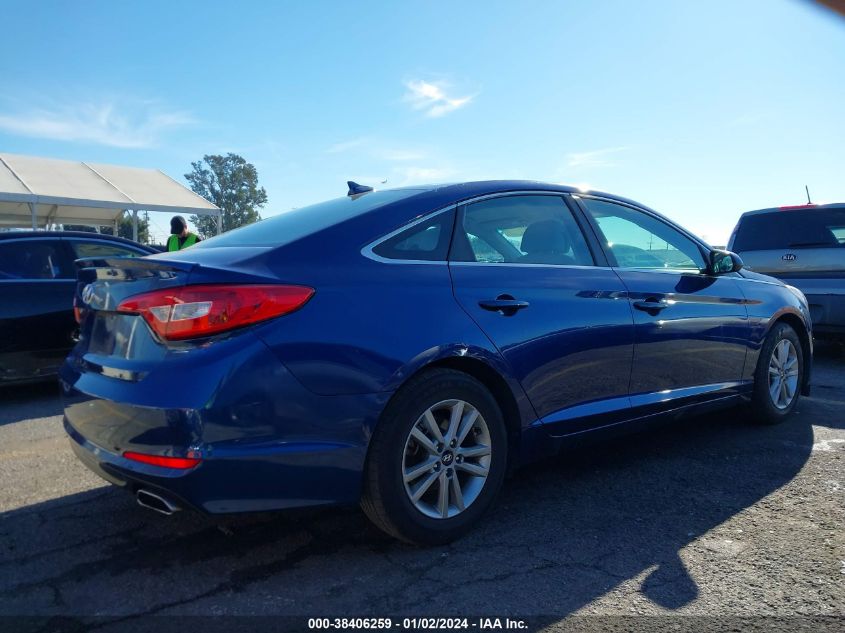 2015 HYUNDAI SONATA SE - 5NPE24AFXFH220719