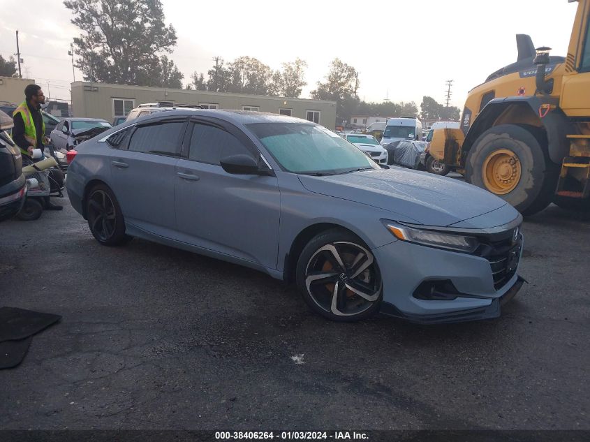 2022 HONDA ACCORD SPORT - 1HGCV2F36NA008747