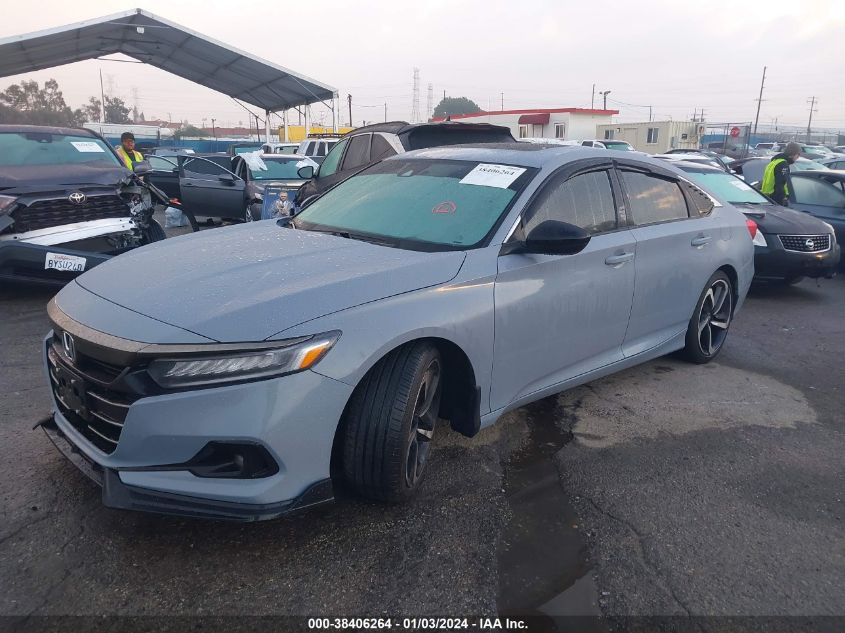2022 HONDA ACCORD SPORT - 1HGCV2F36NA008747