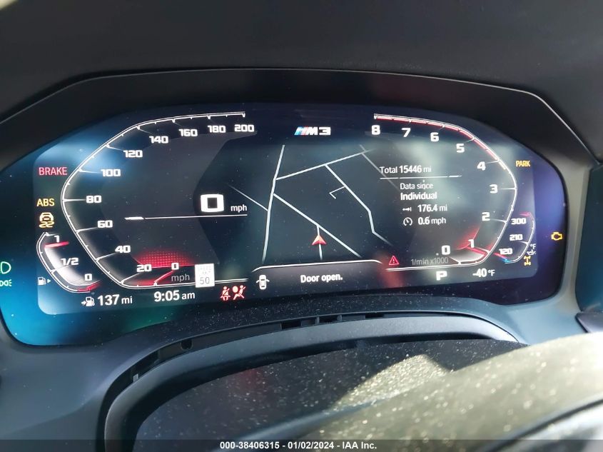 2022 BMW M3 COMPETITION - WBS43AY01NFL61852