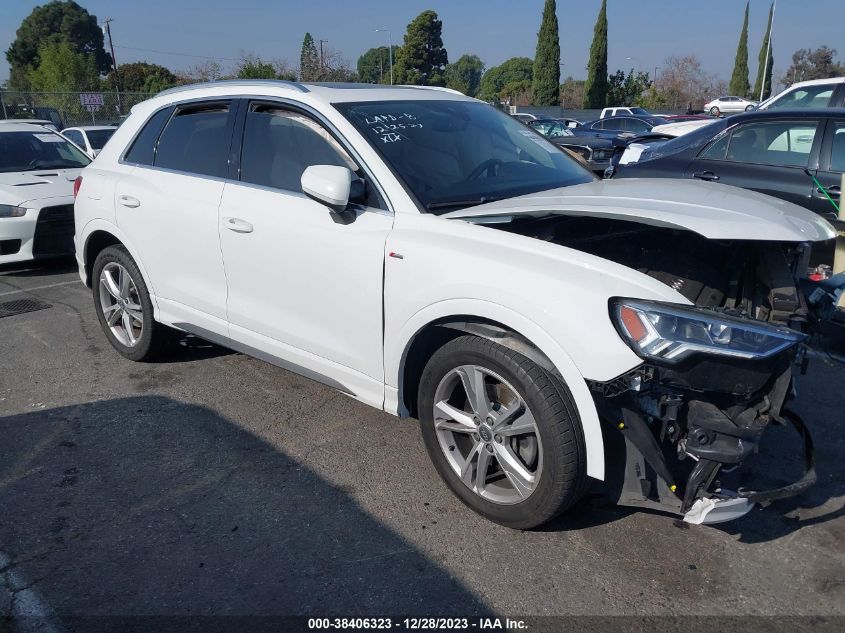 WA1EECF38K1071853 AUDI Q3 PREMIUM PLUS S-LINE 2019