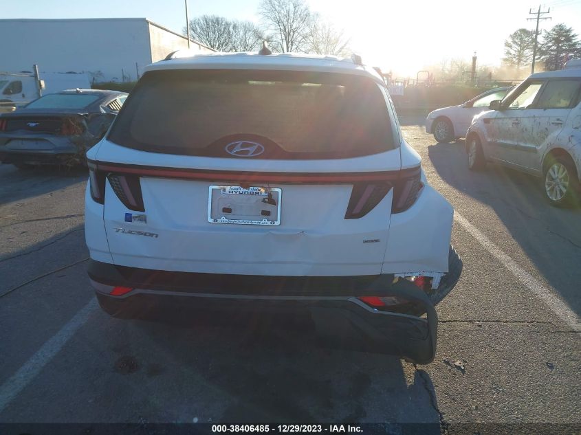 VIN 5NMJBCAE1NH038502 2022 HYUNDAI TUCSON SEL