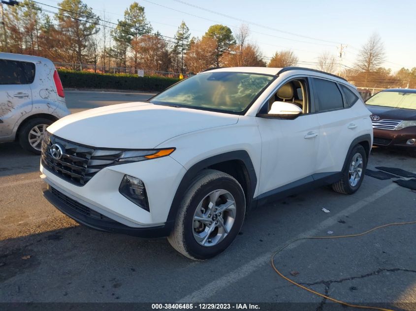 VIN 5NMJBCAE1NH038502 2022 HYUNDAI TUCSON SEL