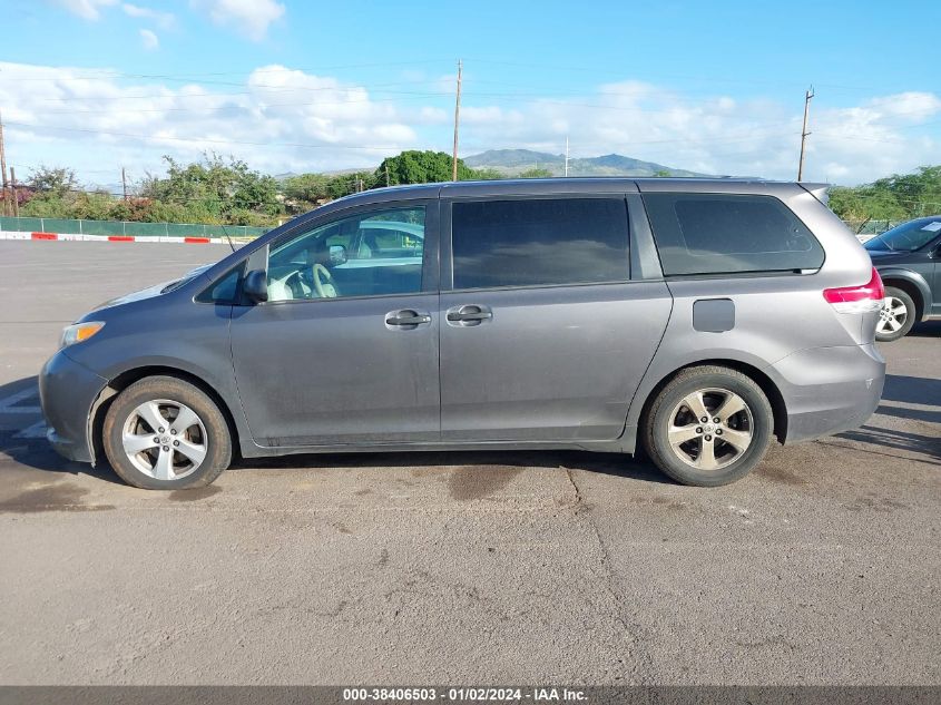 2014 TOYOTA SIENNA L V6 7 PASSENGER - 5TDZK3DC9ES422246