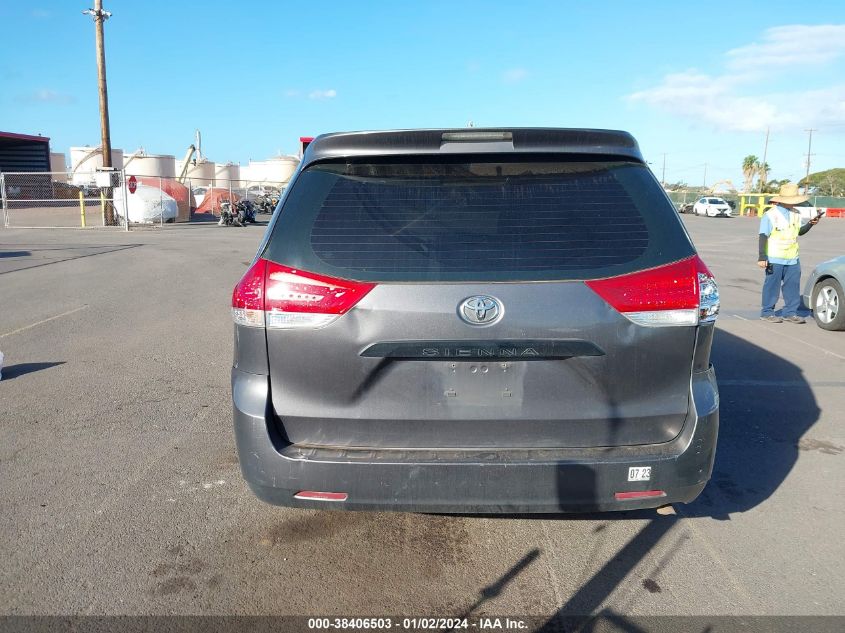 2014 TOYOTA SIENNA L V6 7 PASSENGER - 5TDZK3DC9ES422246