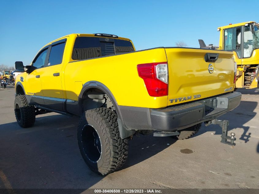 2017 NISSAN TITAN XD PRO-4X DIESEL 1N6BA1F46HN544116