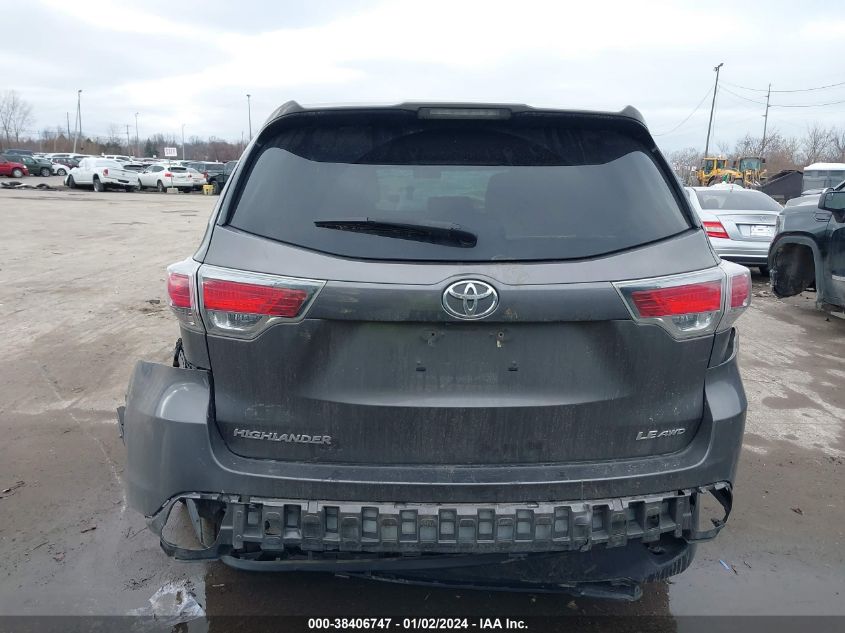 2015 TOYOTA HIGHLANDER LE V6 - 5TDBKRFH2FS158978