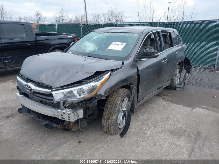2015 TOYOTA HIGHLANDER LE V6 - 5TDBKRFH2FS158978