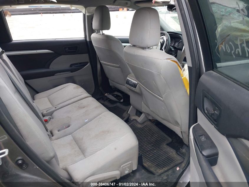 2015 TOYOTA HIGHLANDER LE V6 - 5TDBKRFH2FS158978