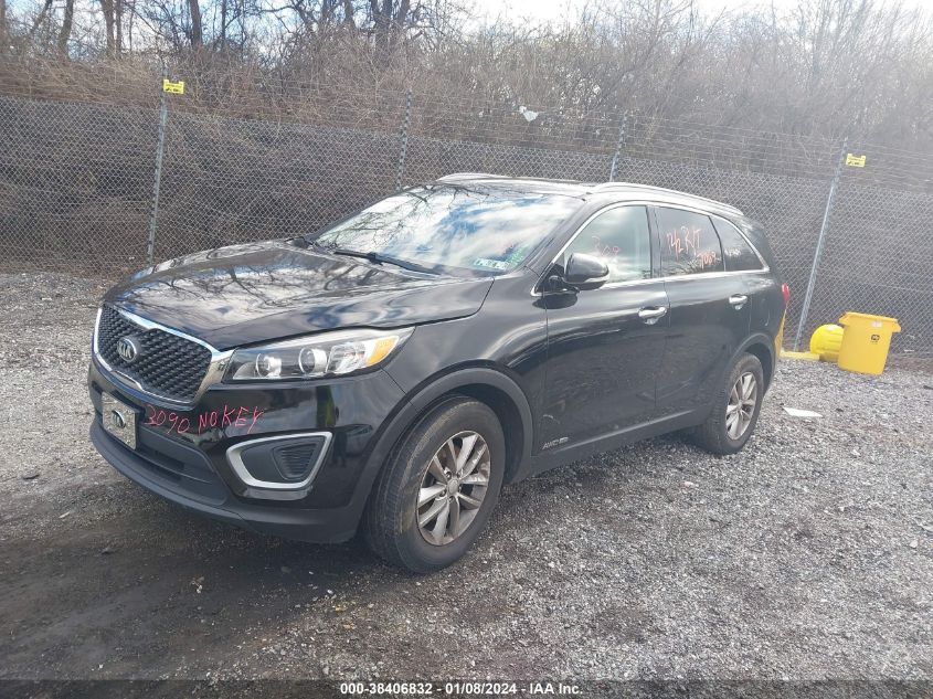 2016 KIA SORENTO 3.3L LX - 5XYPGDA50GG169659