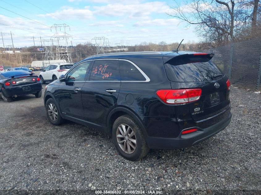 2016 KIA SORENTO 3.3L LX - 5XYPGDA50GG169659