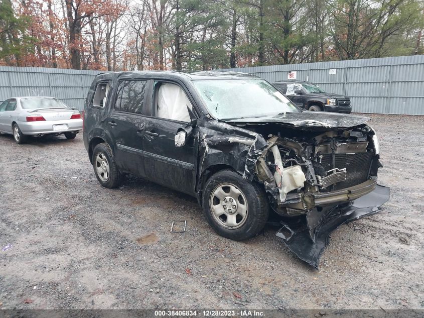 2015 HONDA PILOT LX - 5FNYF4H24FB016033
