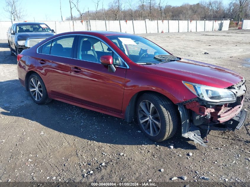 Lot #2525407865 2016 SUBARU LEGACY 2.5I LIMITED salvage car