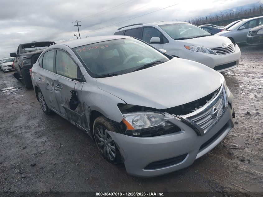 2015 NISSAN SENTRA S - 3N1AB7AP9FY266928