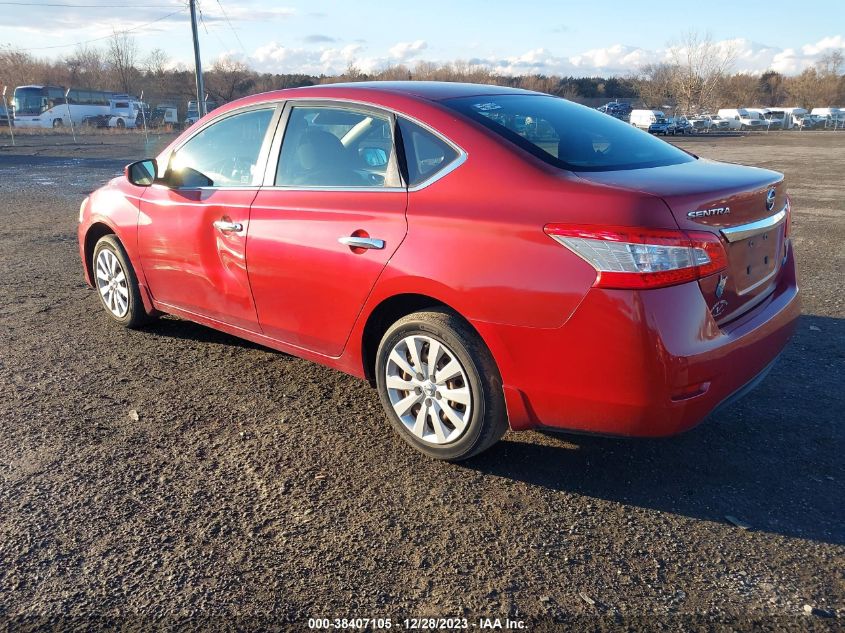 2014 NISSAN SENTRA S - 3N1AB7AP4EY335457