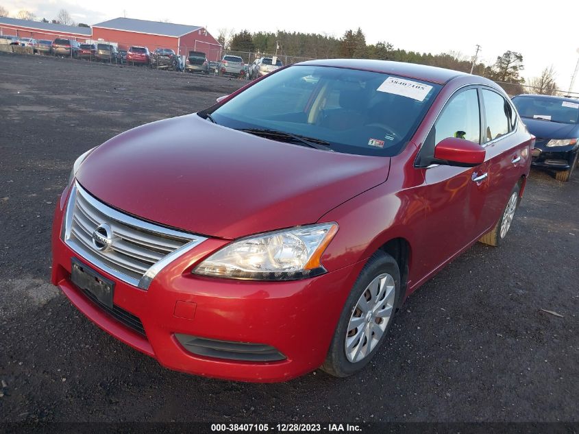 2014 NISSAN SENTRA S - 3N1AB7AP4EY335457