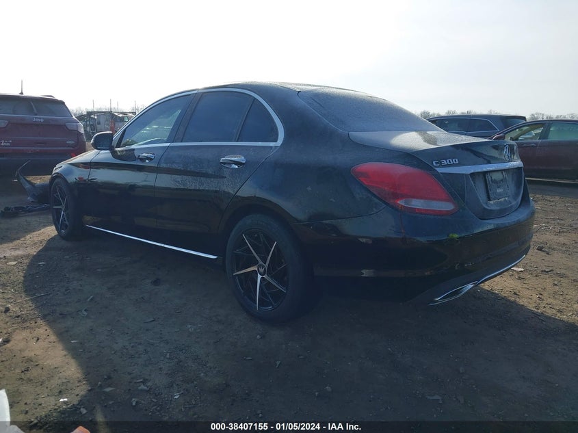 VIN WDDWF4JB5JR416726 2018 MERCEDES-BENZ C 300