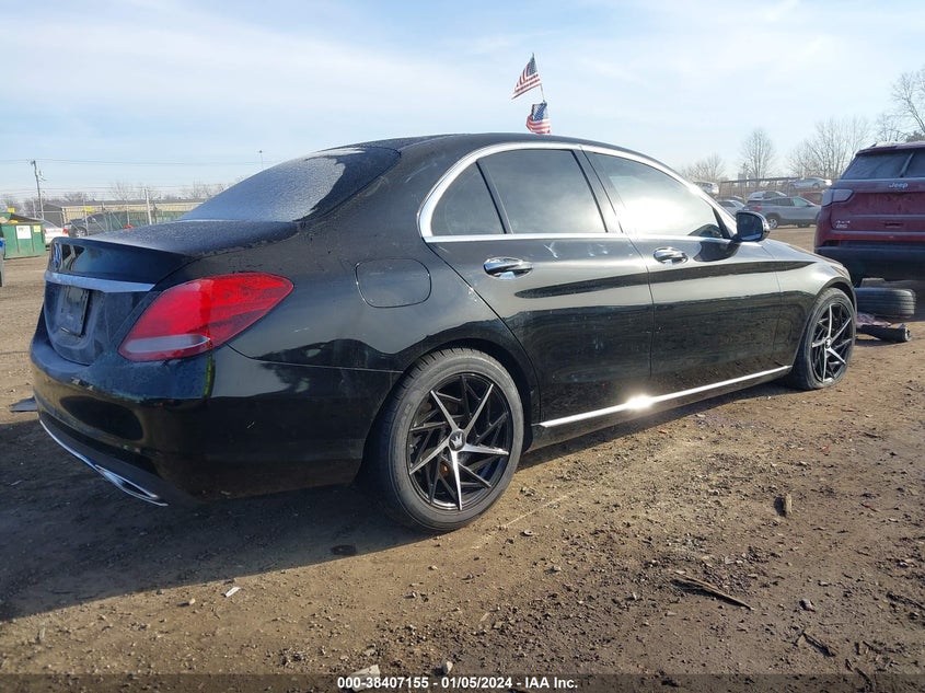 VIN WDDWF4JB5JR416726 2018 MERCEDES-BENZ C 300