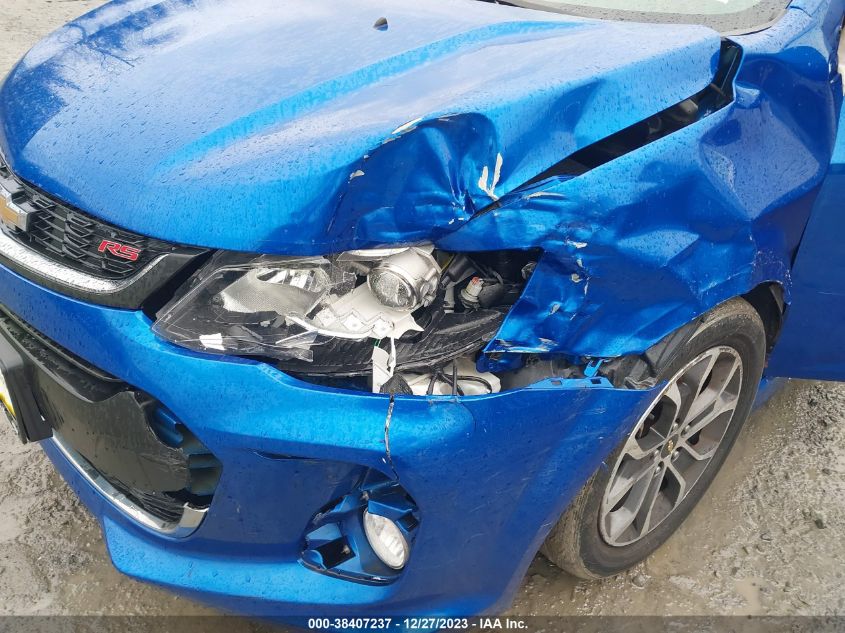 2017 CHEVROLET SONIC LT AUTO - 1G1JD6SH1H4171948