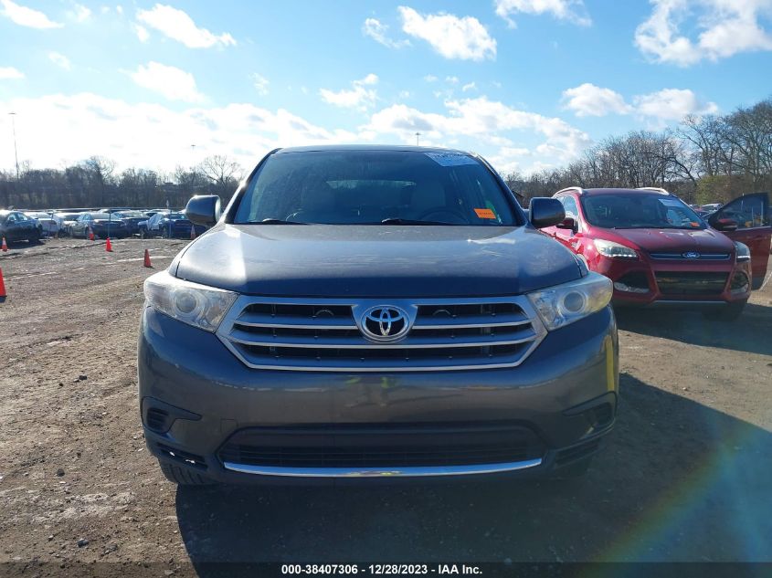 2013 TOYOTA HIGHLANDER - 5TDZA3EH4DS044770