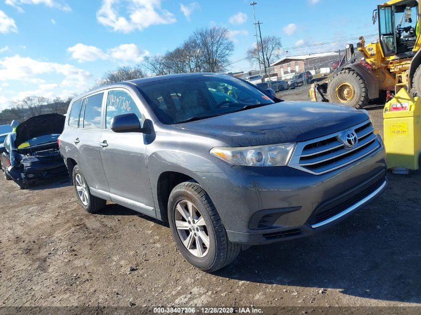 2013 TOYOTA HIGHLANDER - 5TDZA3EH4DS044770