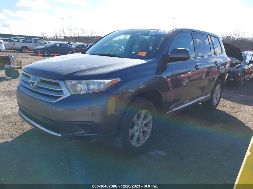 2013 TOYOTA HIGHLANDER - 5TDZA3EH4DS044770