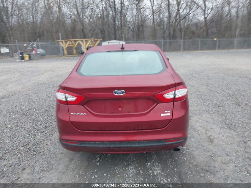 2016 FORD FUSION SE - 3FA6P0HD8GR272129