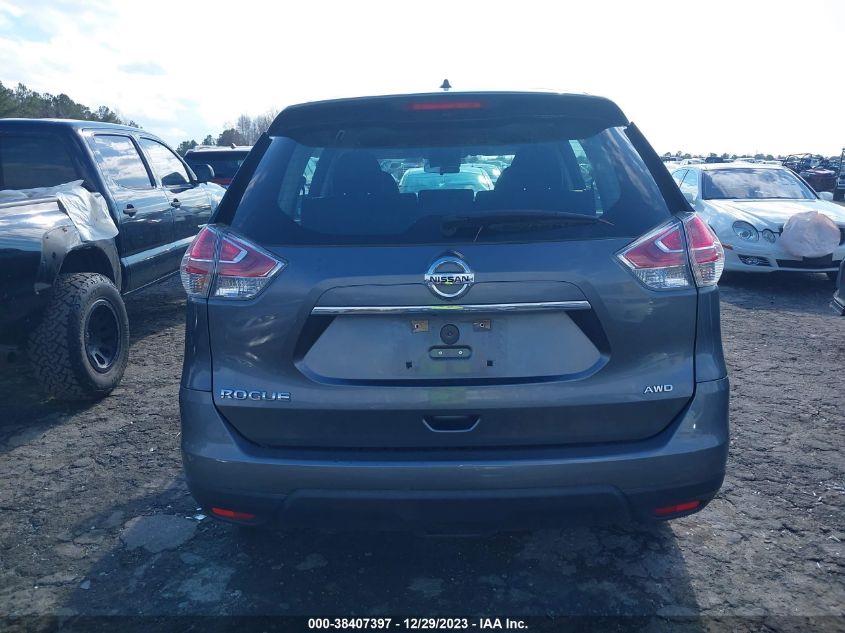 2015 NISSAN ROGUE S/SL/SV - 5N1AT2MV7FC834900