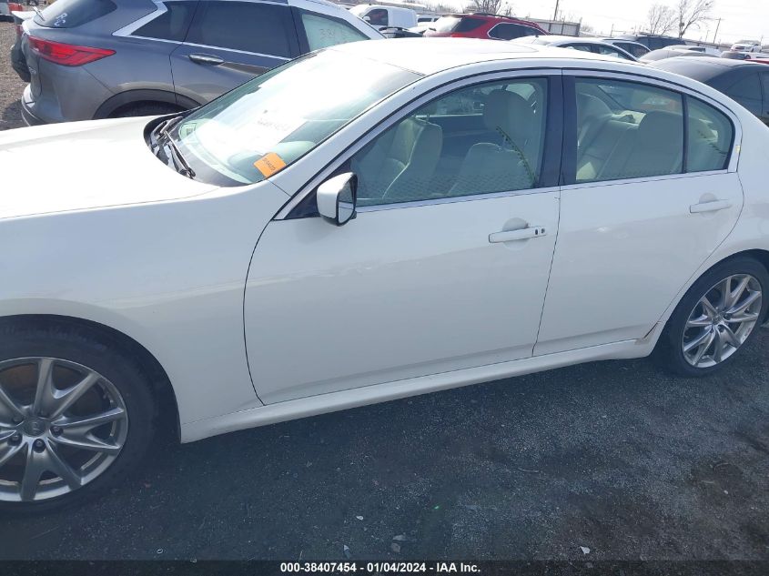 2013 INFINITI G37 JOURNEY/SPORT - JN1CV6AP8DM717549