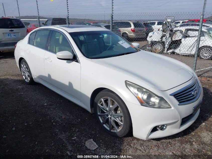 2013 INFINITI G37 JOURNEY/SPORT - JN1CV6AP8DM717549
