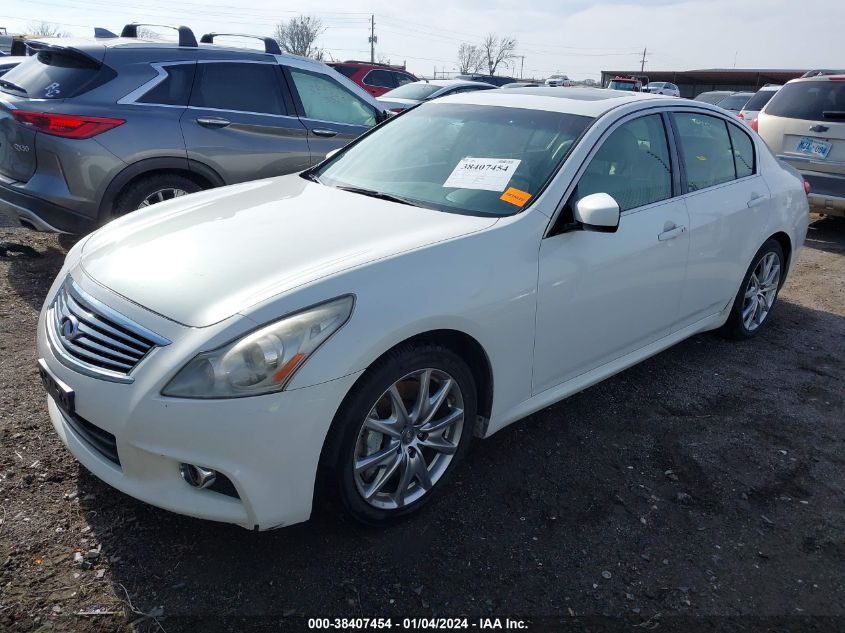 2013 INFINITI G37 JOURNEY/SPORT - JN1CV6AP8DM717549