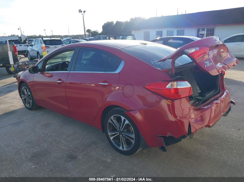 2014 KIA FORTE EX - KNAFX4A89E5232010