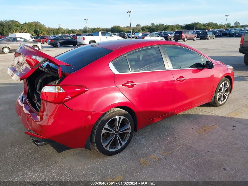 2014 KIA FORTE EX - KNAFX4A89E5232010