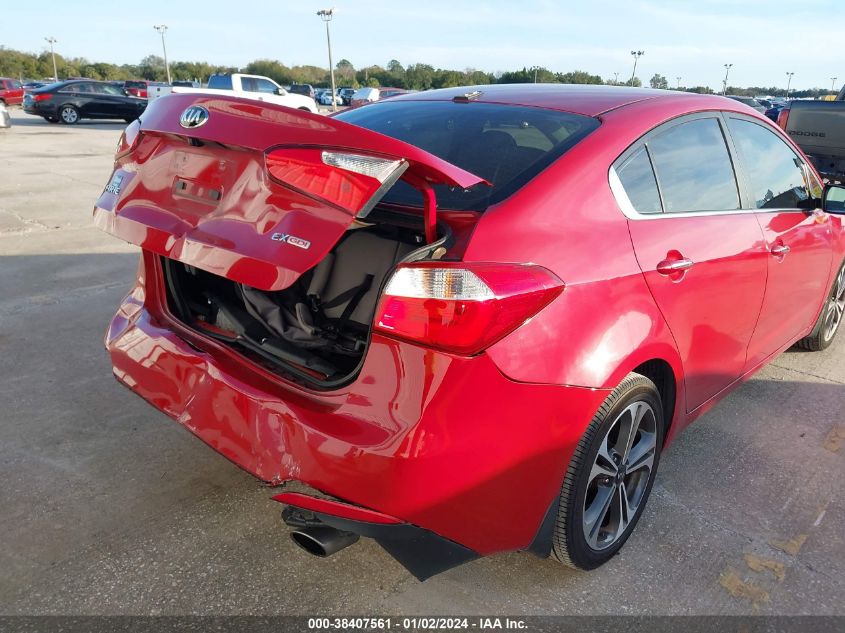 2014 KIA FORTE EX - KNAFX4A89E5232010