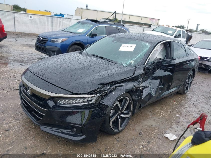 2021 HONDA ACCORD SPORT - 1HGCV2F34MA032947