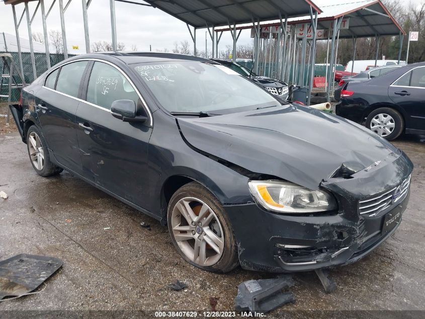 2015 VOLVO S60 T5 PREMIER - YV126MFK0F1346571