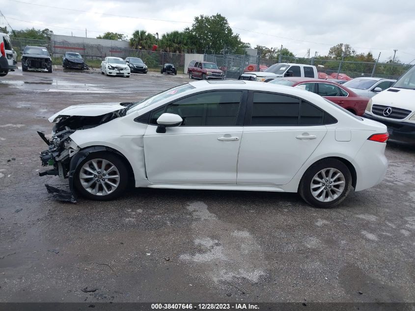 2020 TOYOTA COROLLA LE - JTDHPRAE0LJ028621